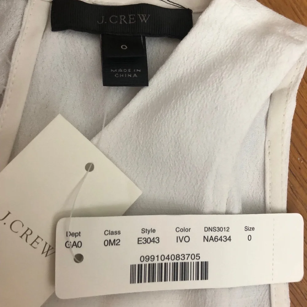 J. Crew bust 18”